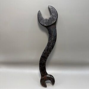 Vintage Williams 81A Curved Double Open End Wrench USA 3/4” & 7/8” Forged in USA